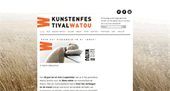 Desktop Screenshot of kunstenfestivalwatou.be